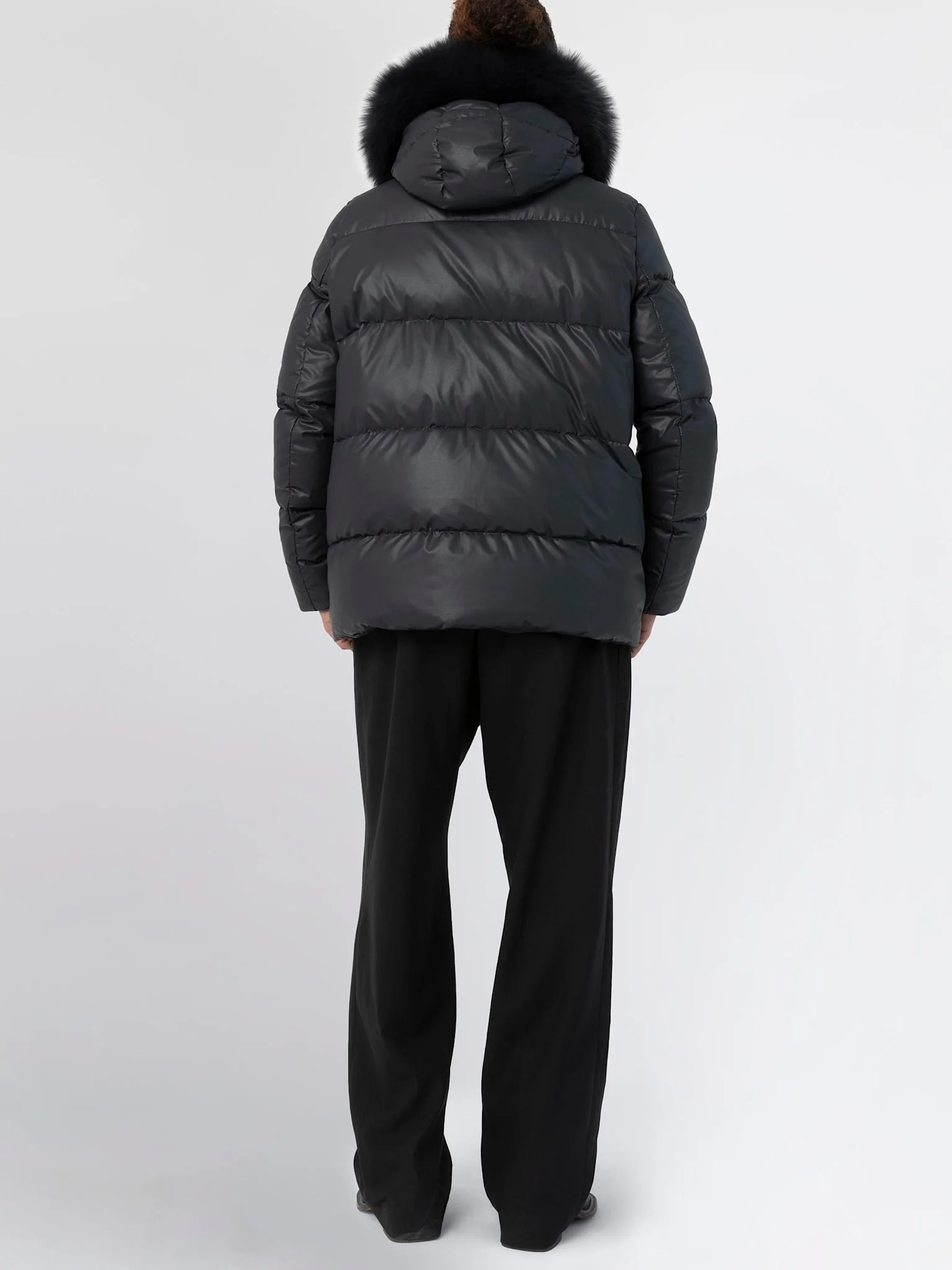 ALVA PUFFER JACKET - NAVY - Image 4