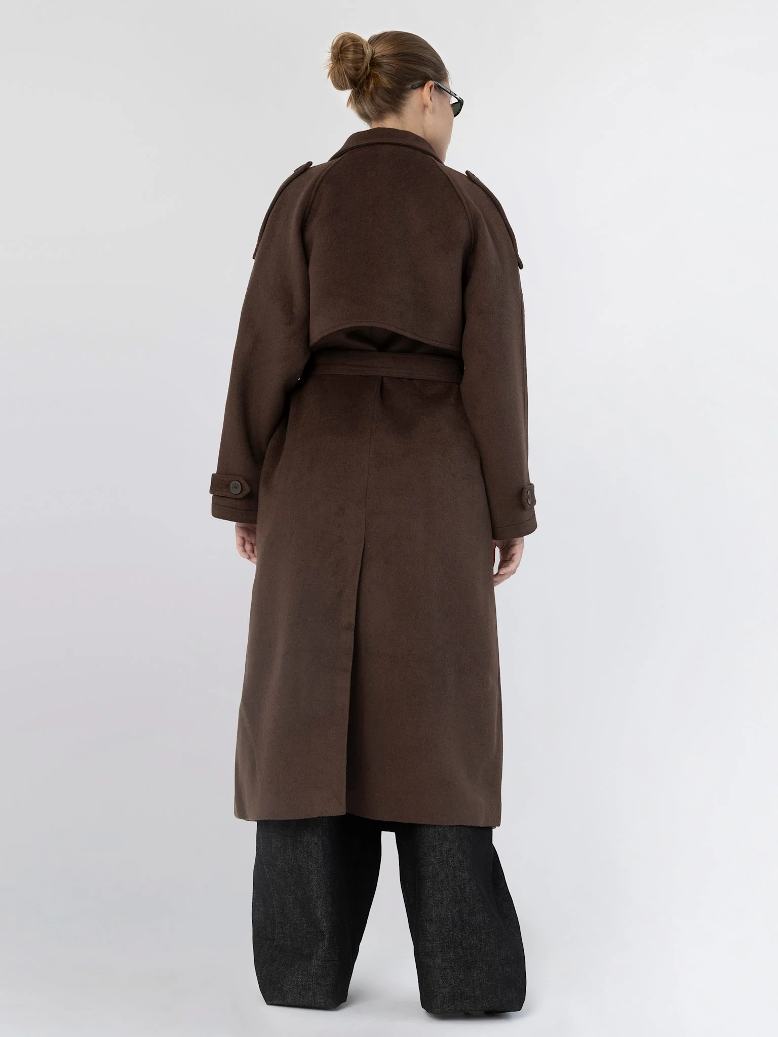 BEA WOOL COAT - BROWN - Image 7