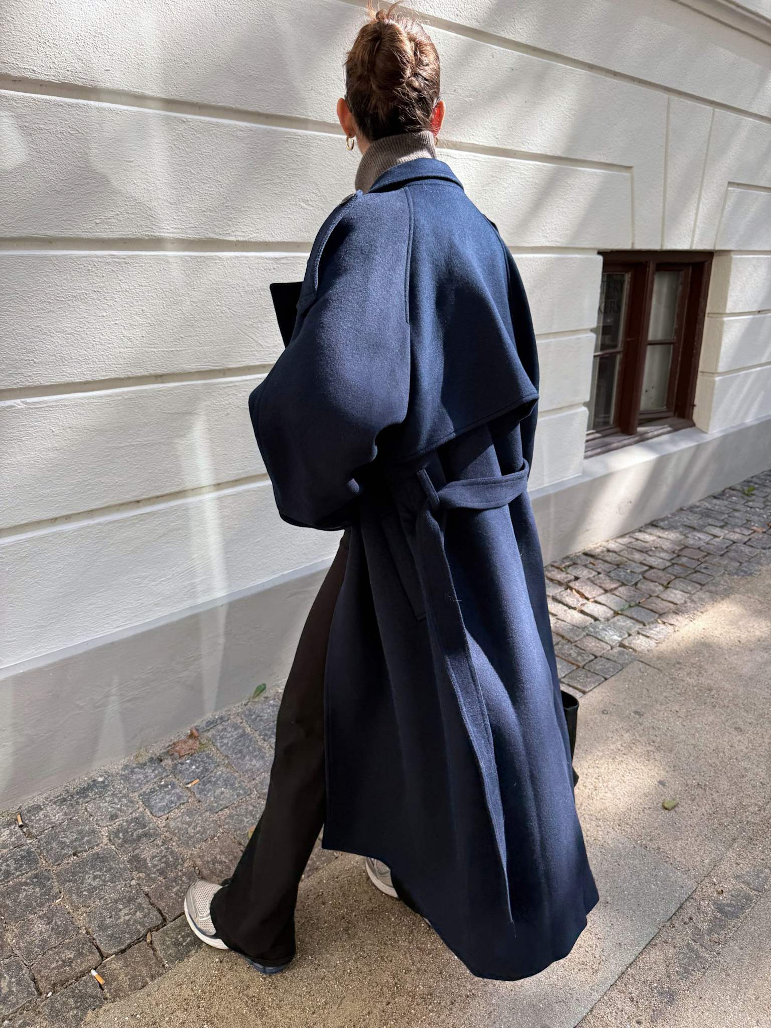 BEA WOOL COAT - NAVY - Image 3