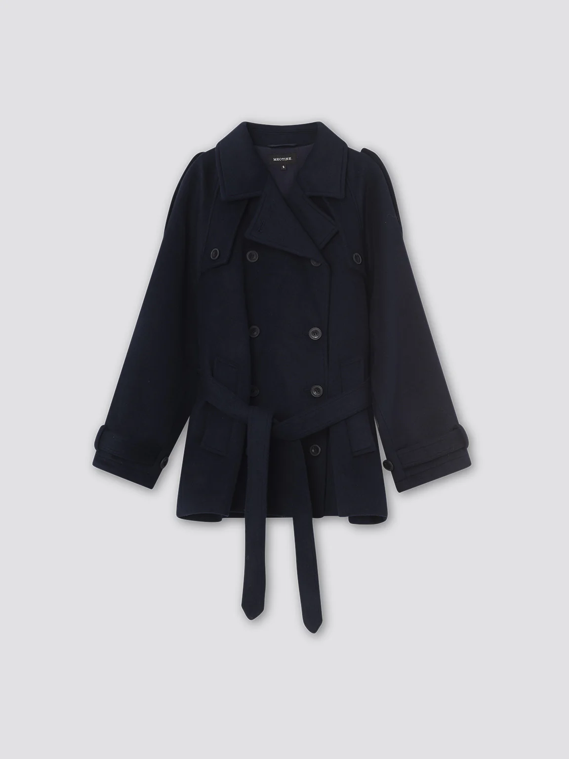 BEA WOOL JACKET - NAVY - Image 4