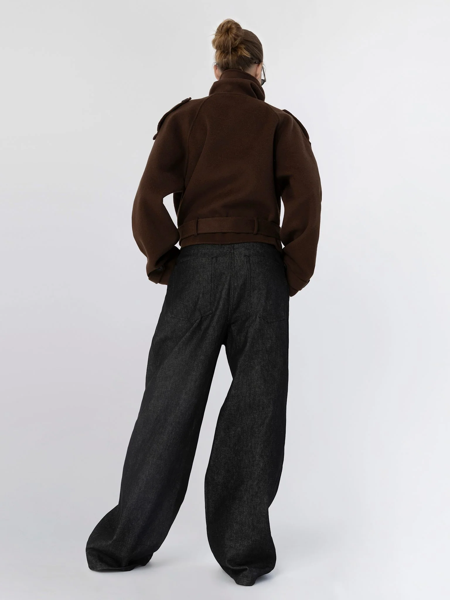 BELLO WOOL JACKET BROWN - Image 5