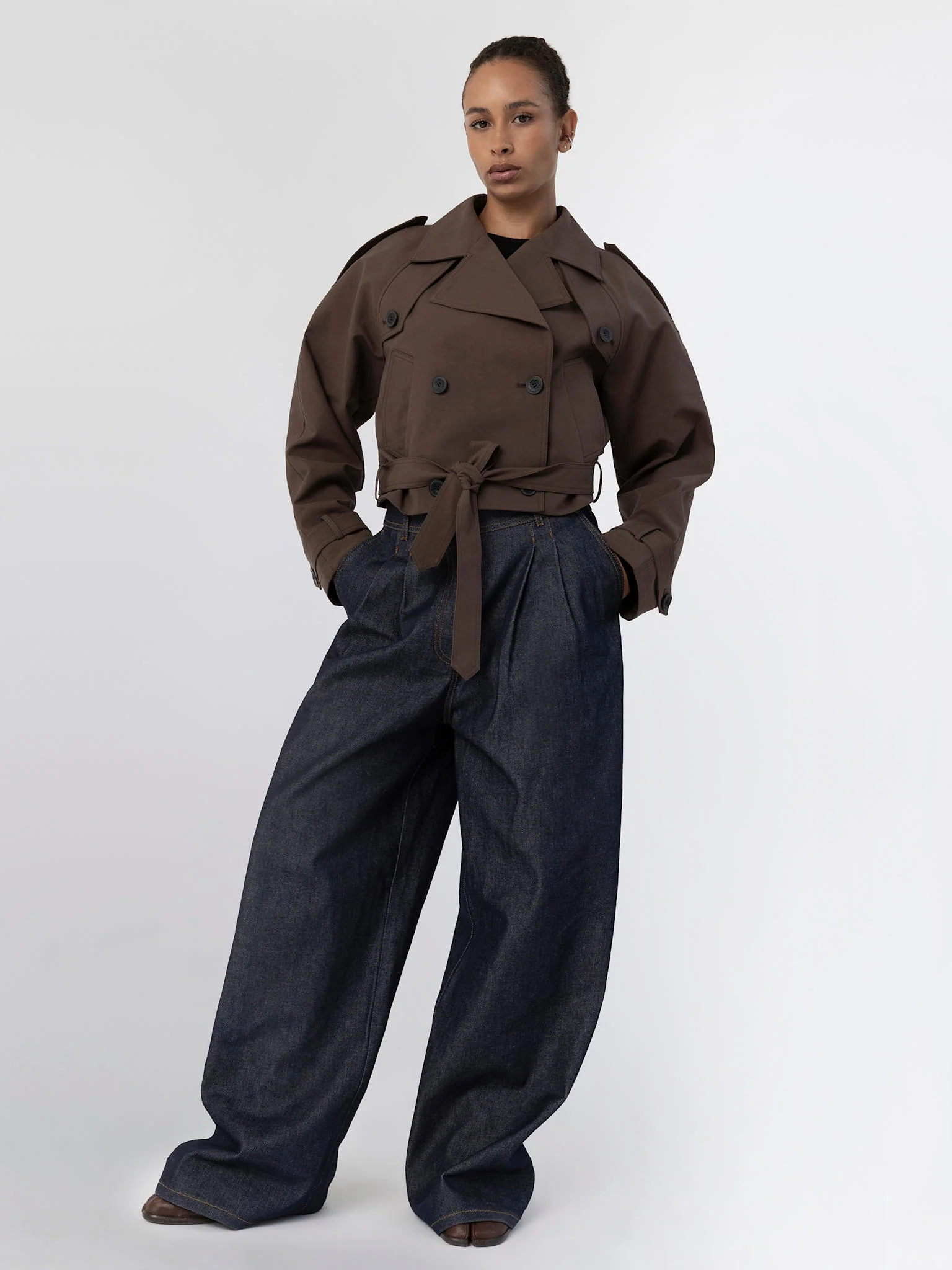 BOBBY CANVAS JACKET - BROWN - Image 3