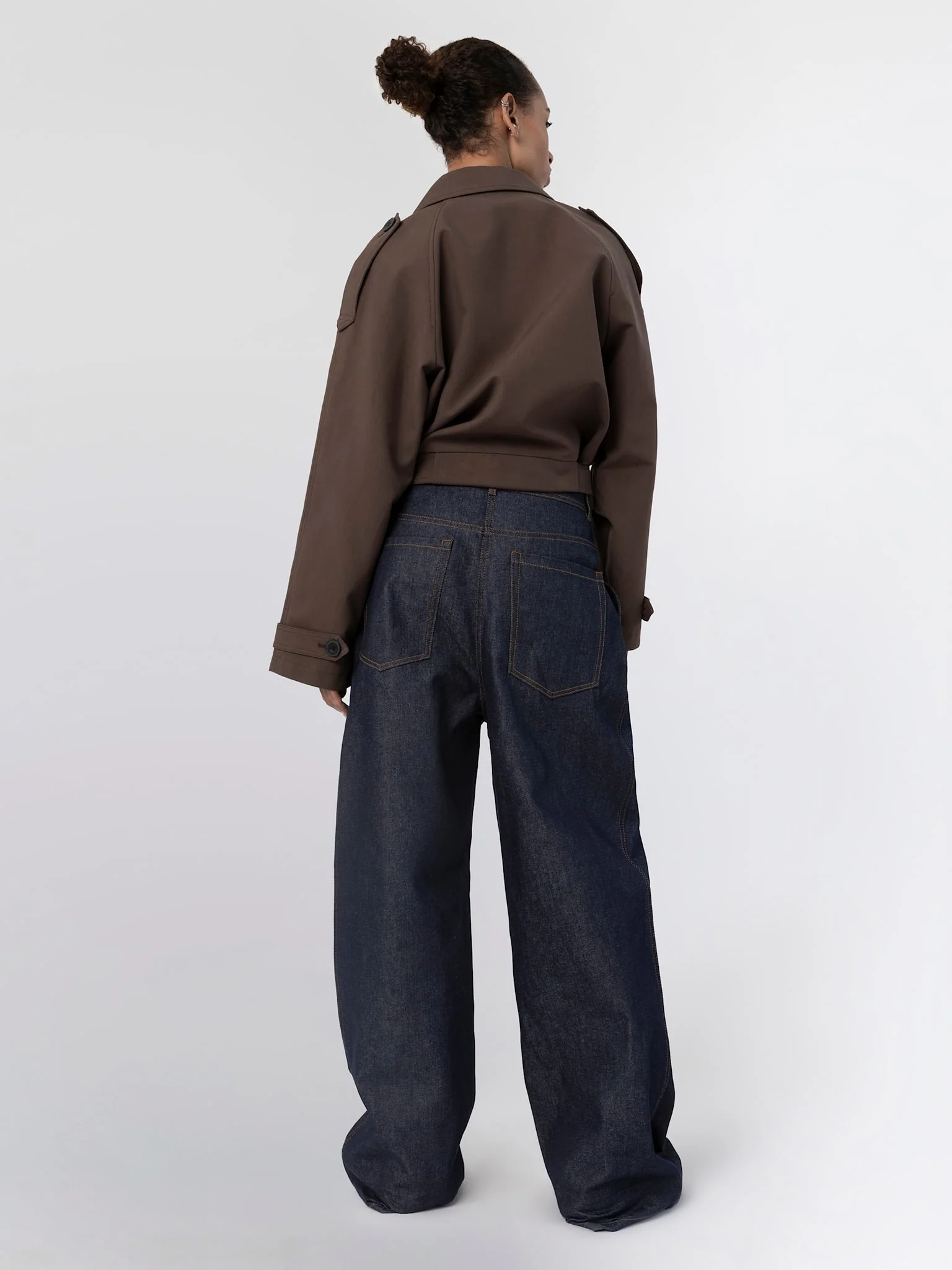 BOBBY CANVAS JACKET - BROWN - Image 4