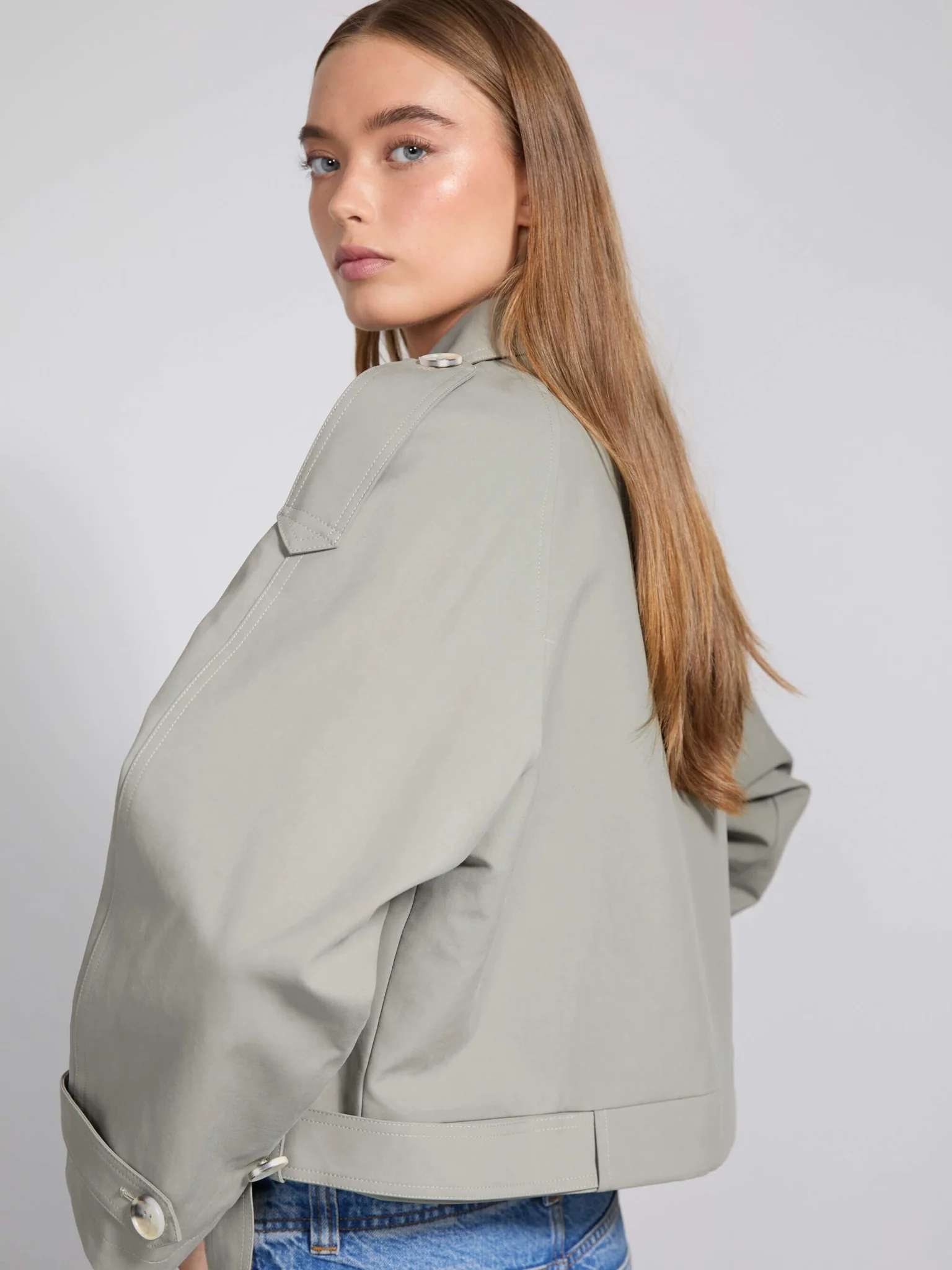 BOBBY CANVAS JACKET - GREY - Image 3