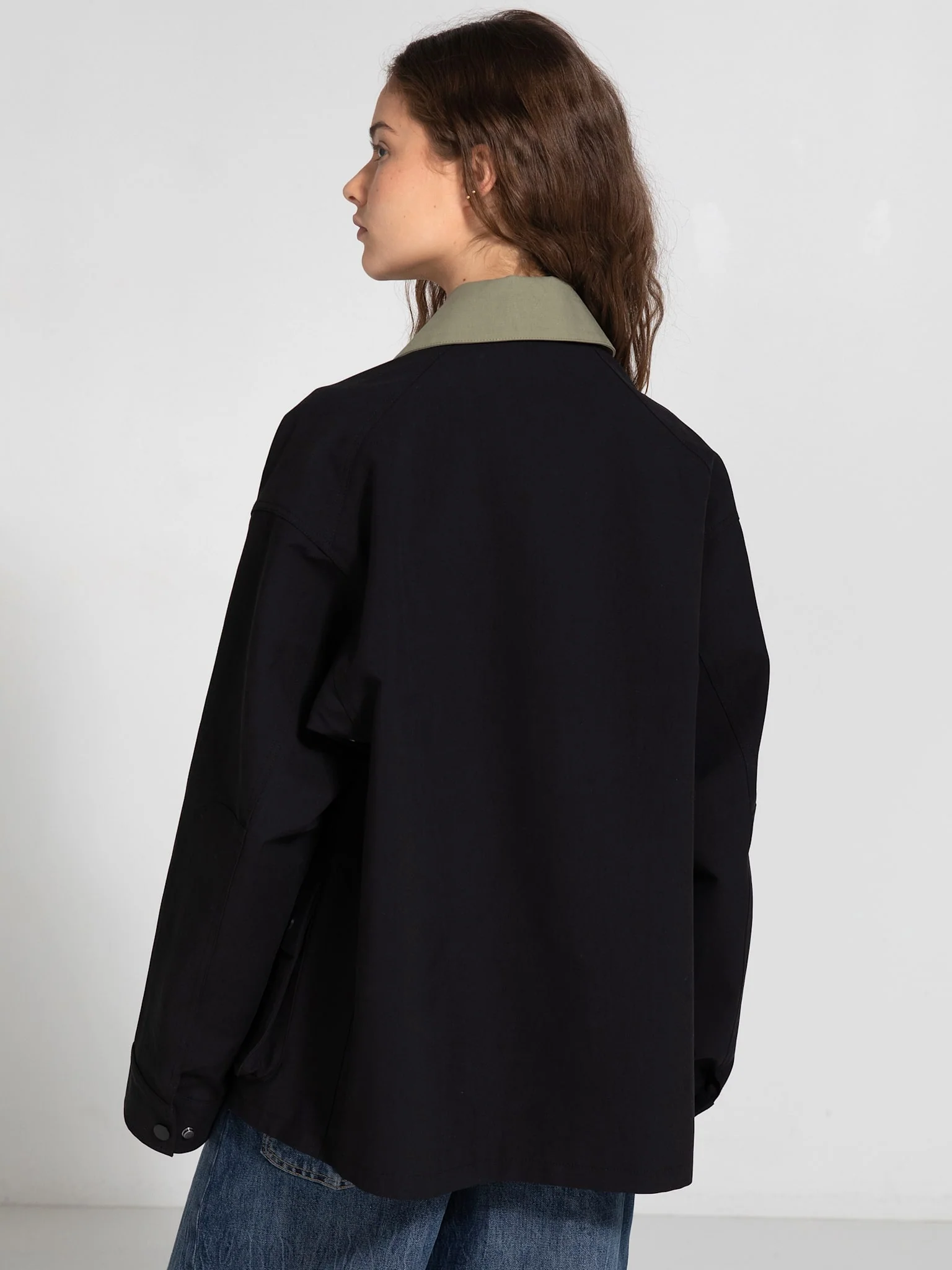 BROOKLYN JACKET - BLACK/ARMY - Image 4