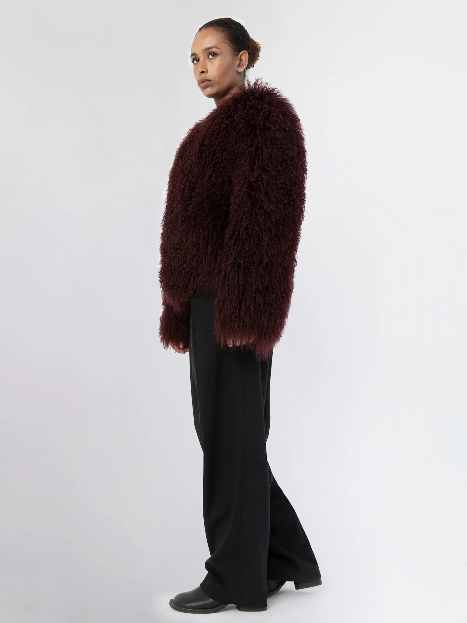 CARLY JACKET - BURGUNDY - Image 6