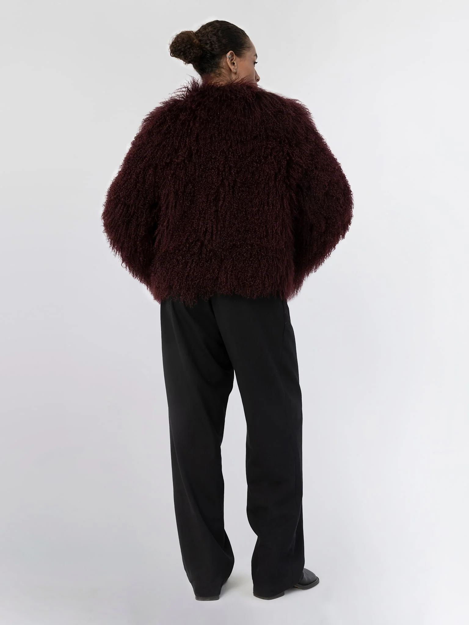 CARLY JACKET - BURGUNDY - Image 7