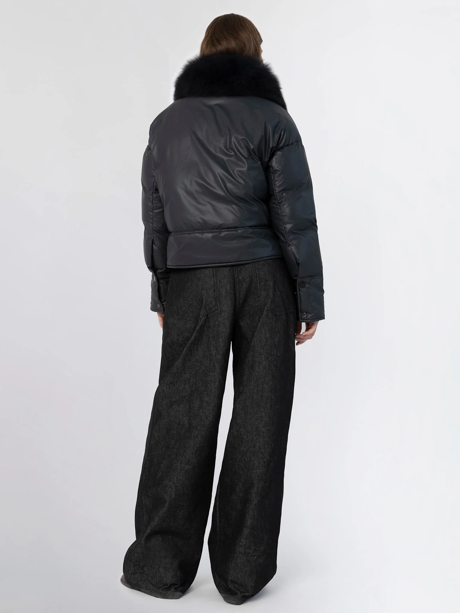 CHARLIE PUFFER JACKET - NAVY - Image 4