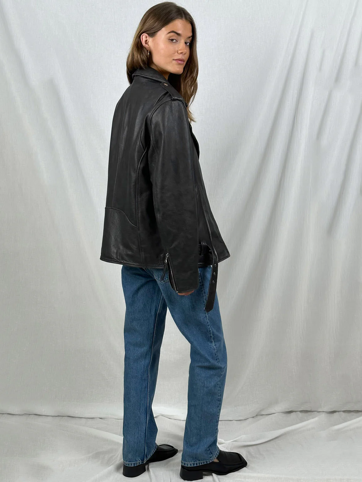 DODGE BIKER JACKET - BLACK - Image 13