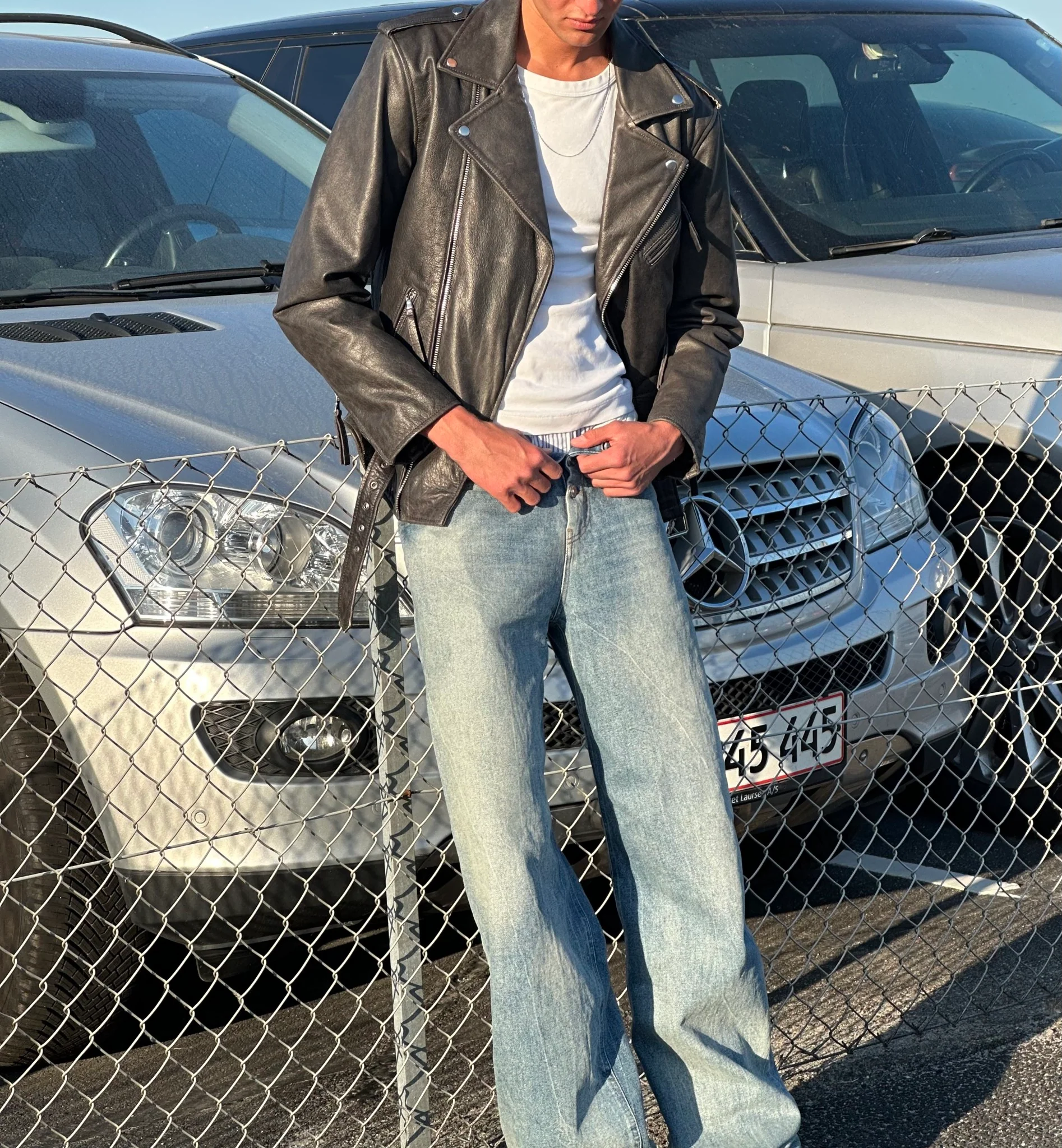 DODGE BIKER JACKET - BLACK - Image 14