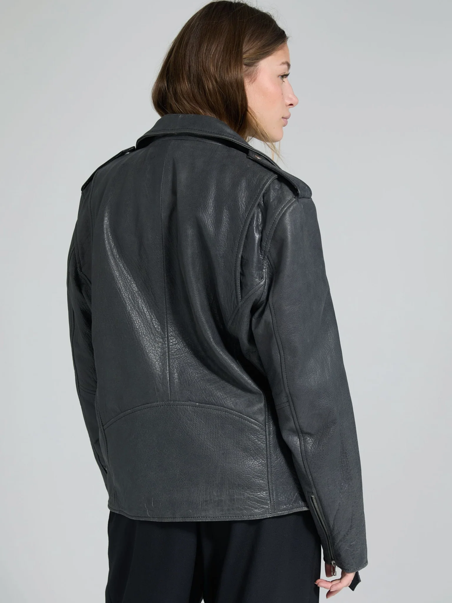 DODGE BIKER JACKET - BLACK - Image 5