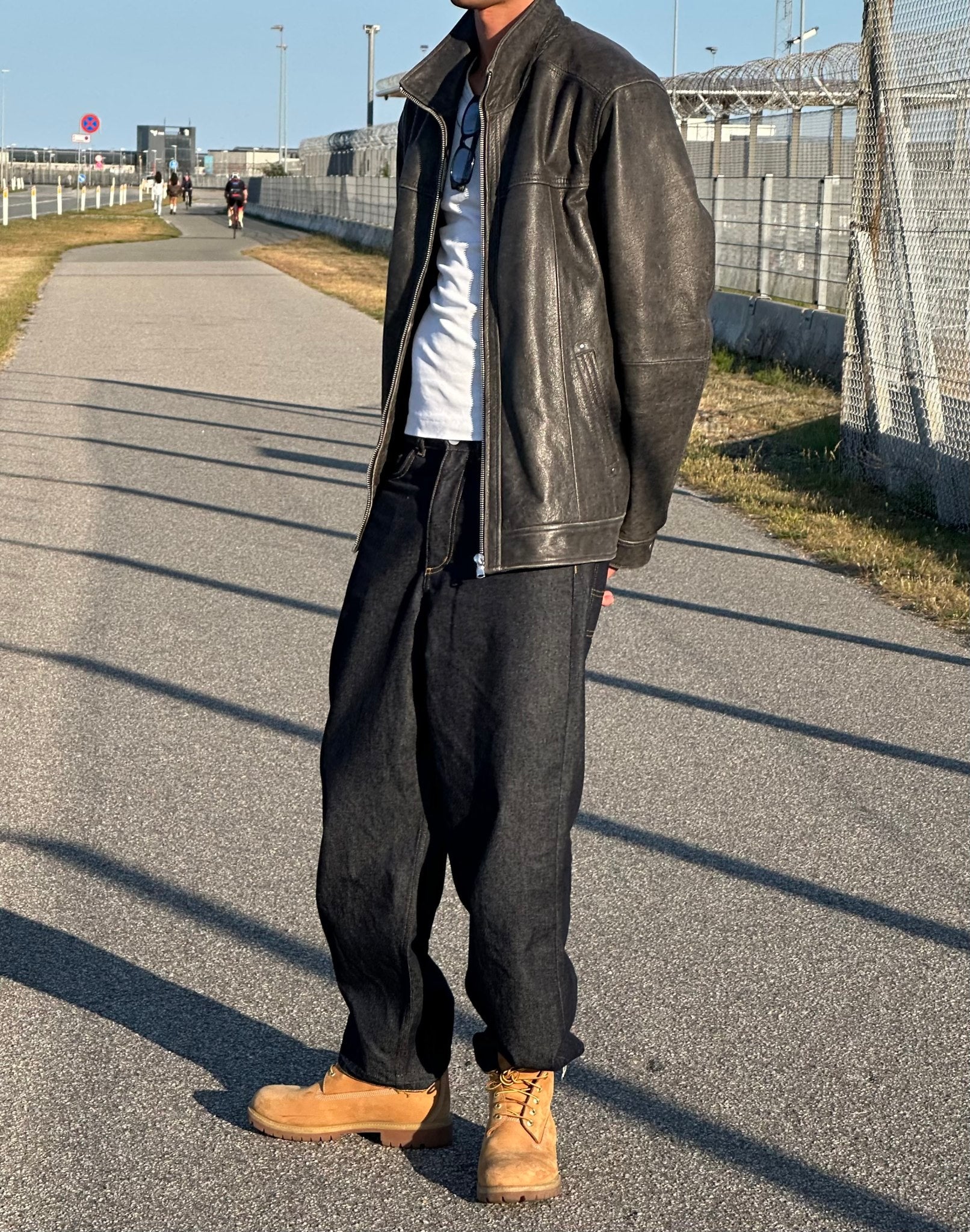 FLOYD LEATHER JACKET - BLACK - Image 5