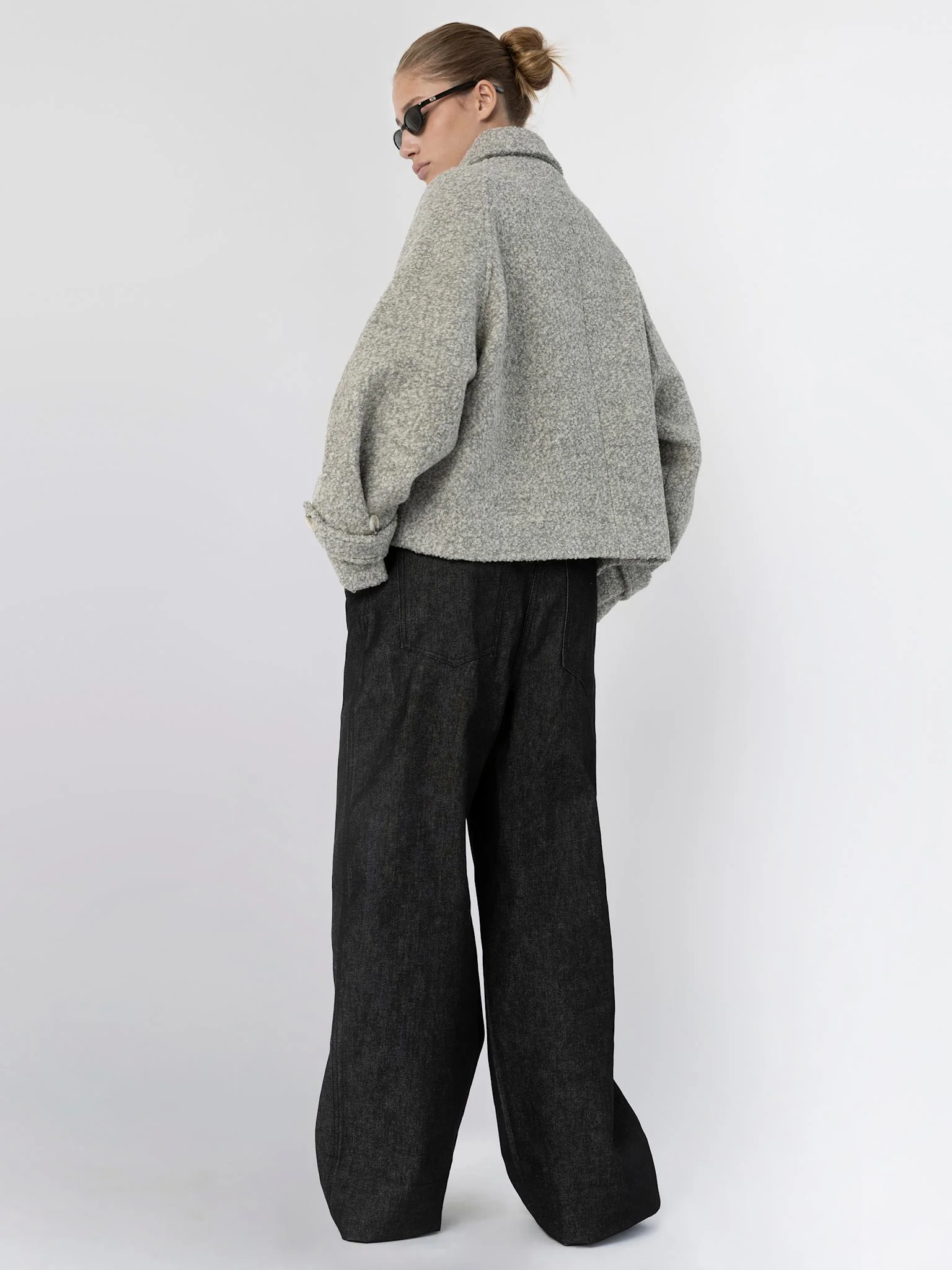 GIA BOUCLE JACKET - GREY - Image 5