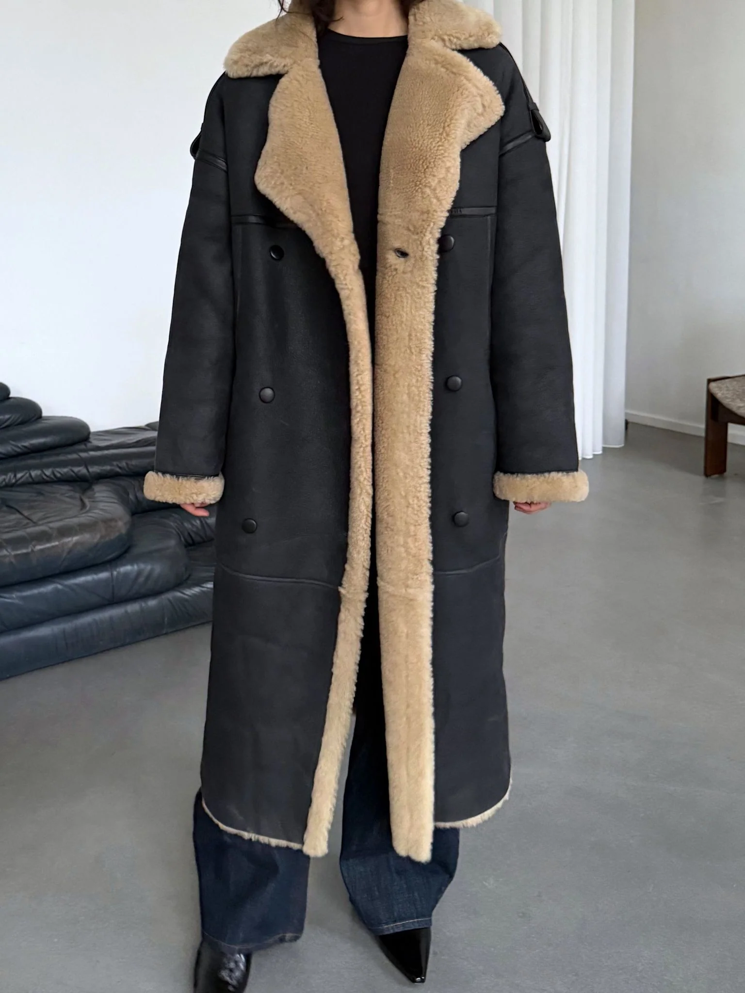 GRACE COAT - BLACK - Image 6