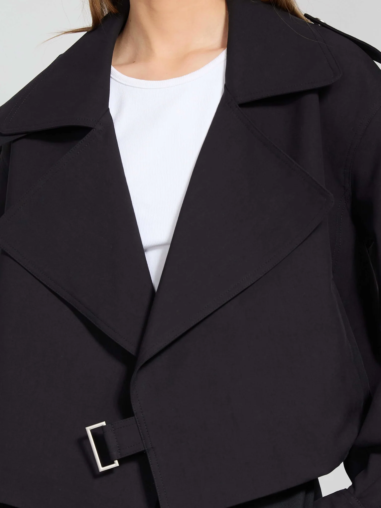 IBEN CANVAS JACKET - BLACK - Image 3