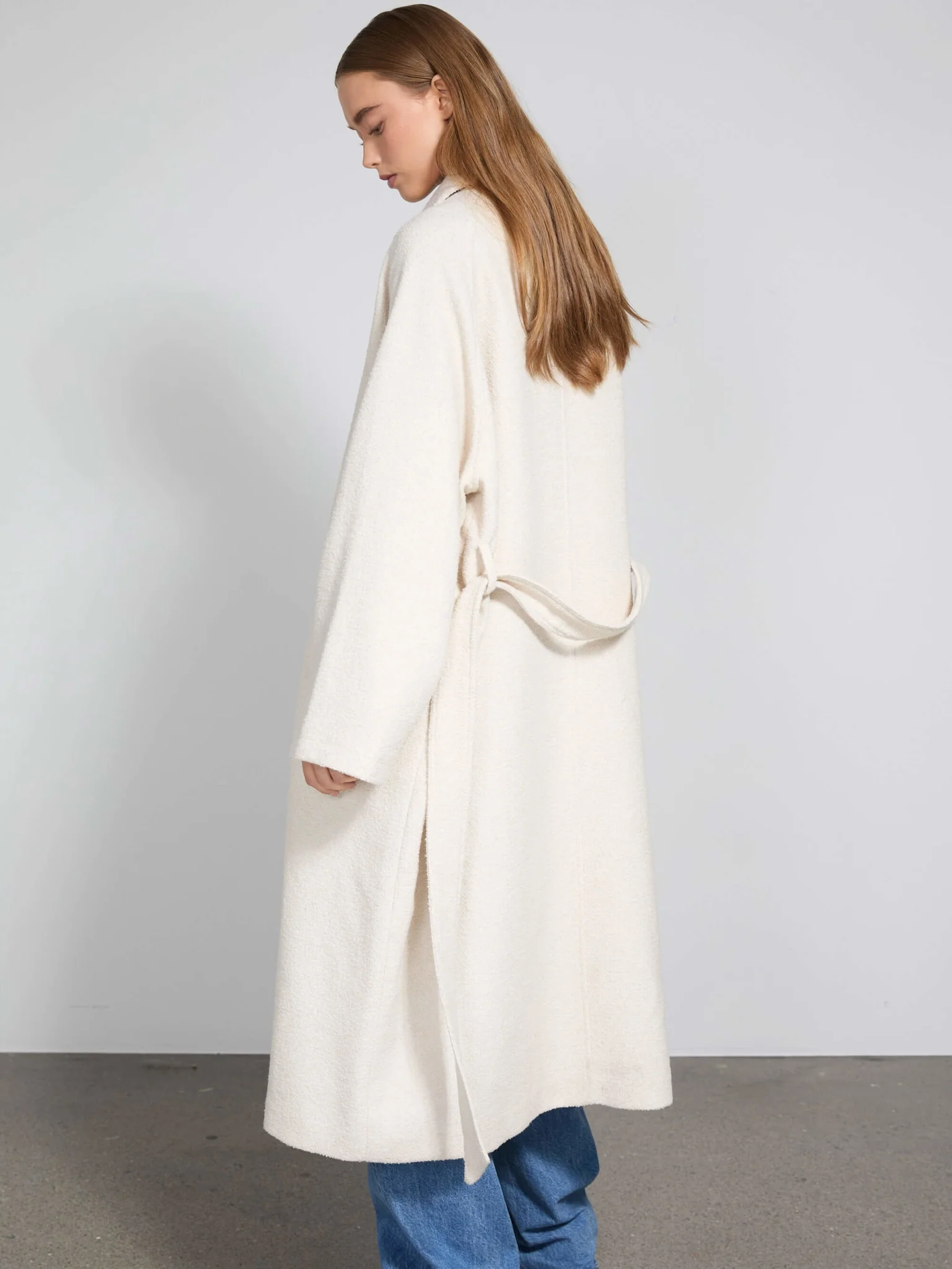 JOEL BOUCLE COAT - CREME - Image 3