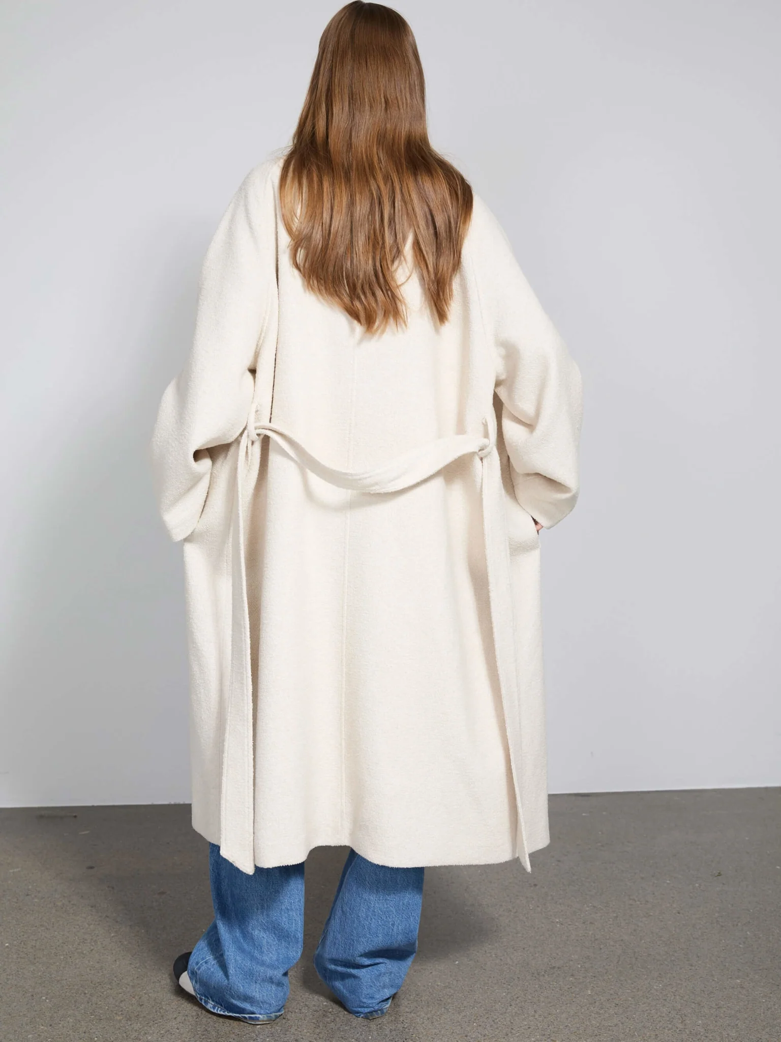 JOEL BOUCLE COAT - CREME - Image 4