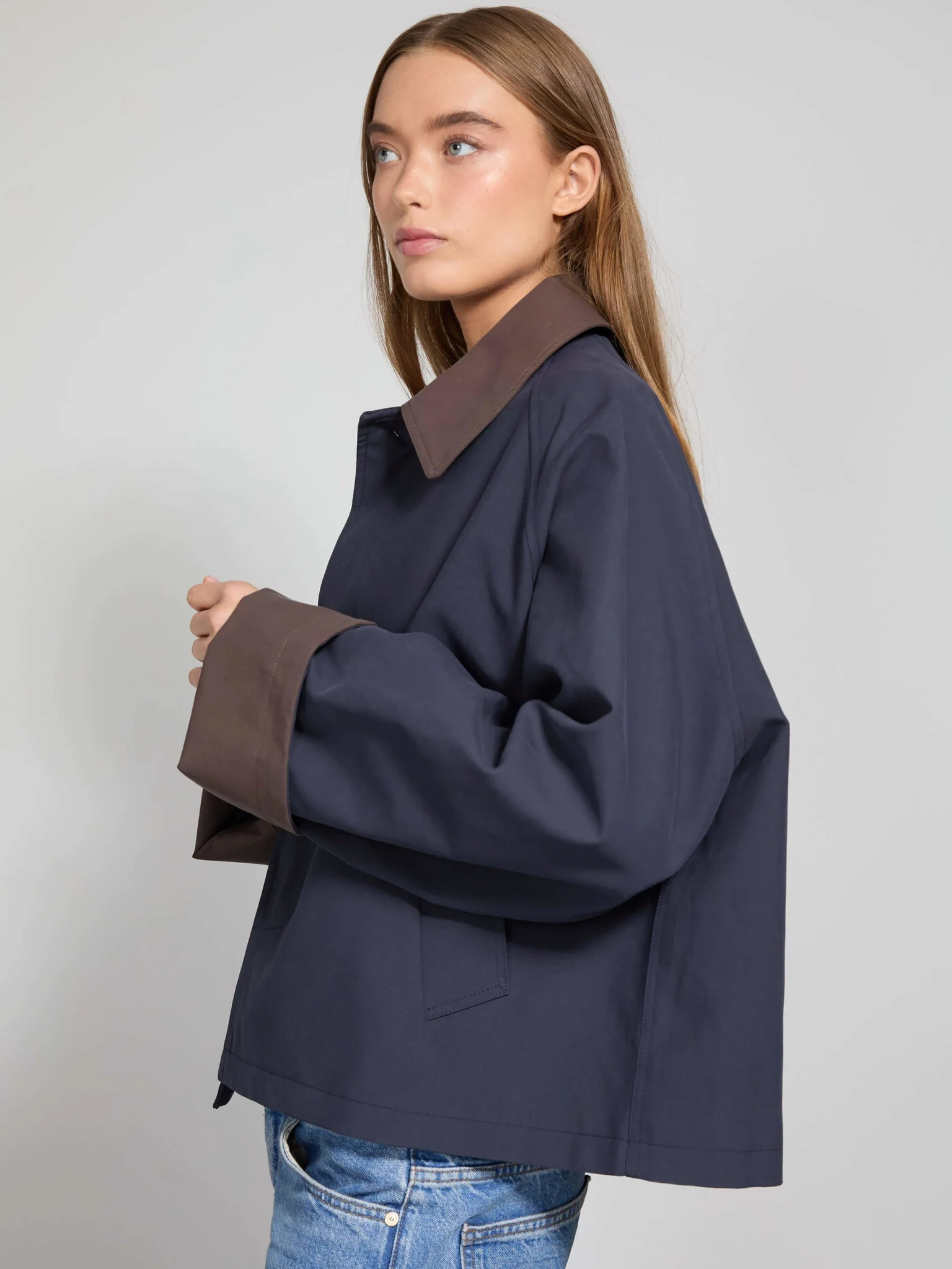 JOEL CANVAS JACKET - NAVY - Image 3