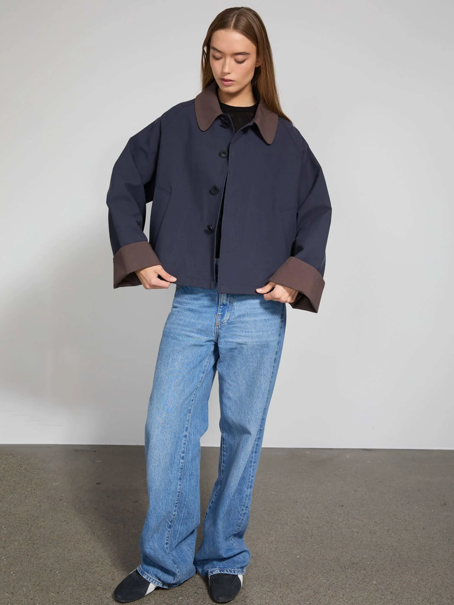 JOEL CANVAS JACKET - NAVY - Image 4