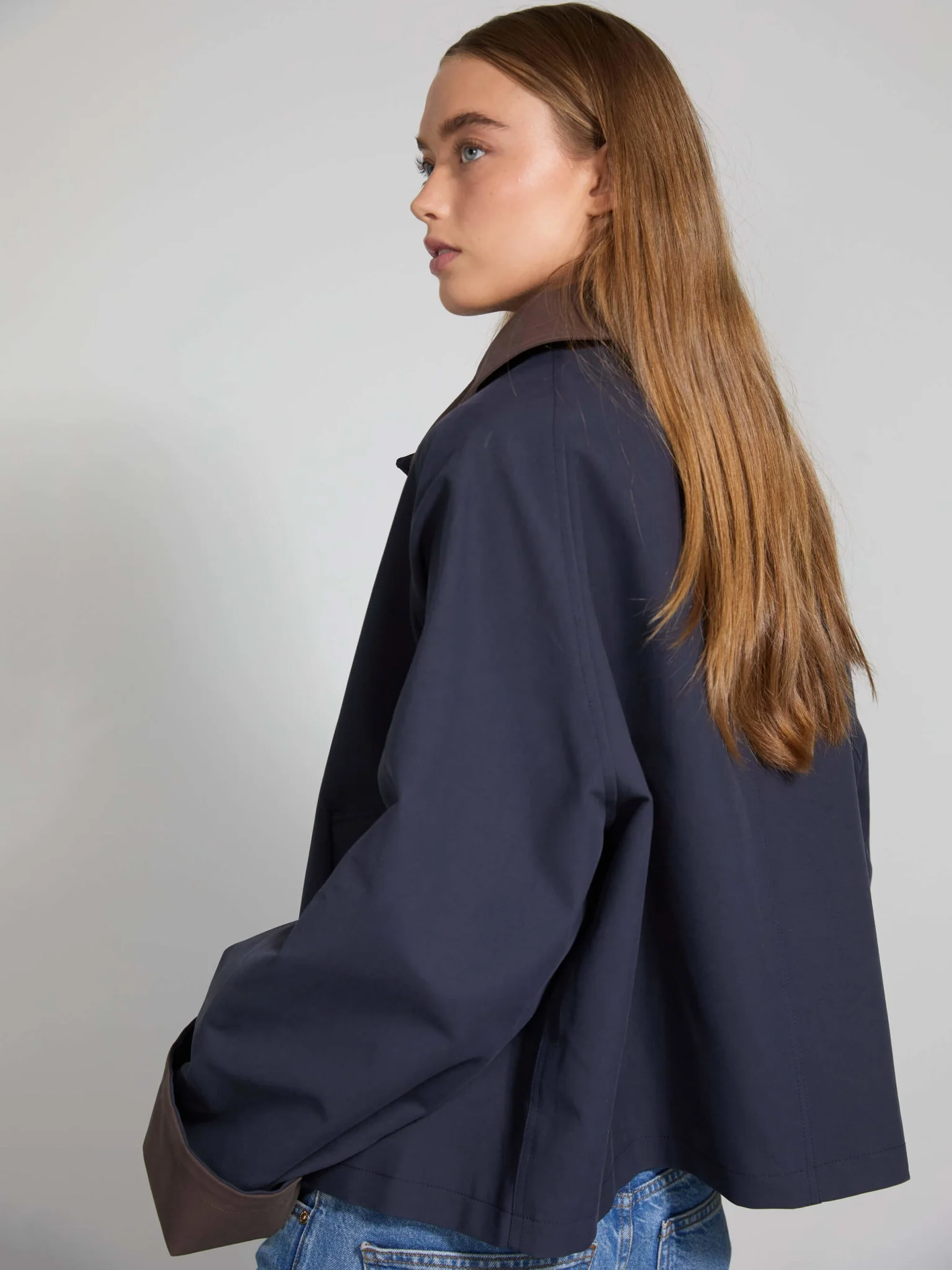 JOEL CANVAS JACKET - NAVY - Image 5