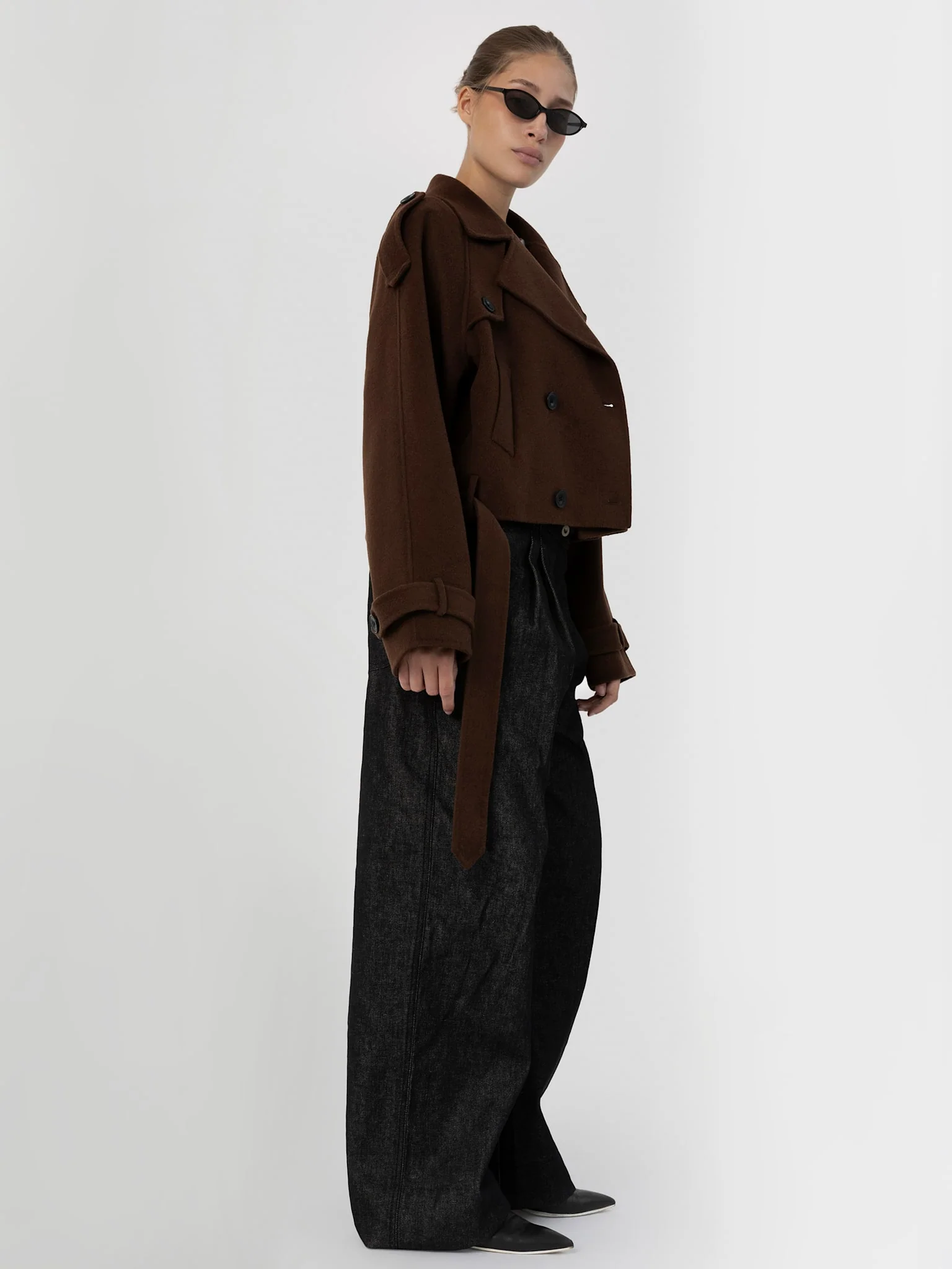 JOHN WOOL JACKET BROWN - Image 3