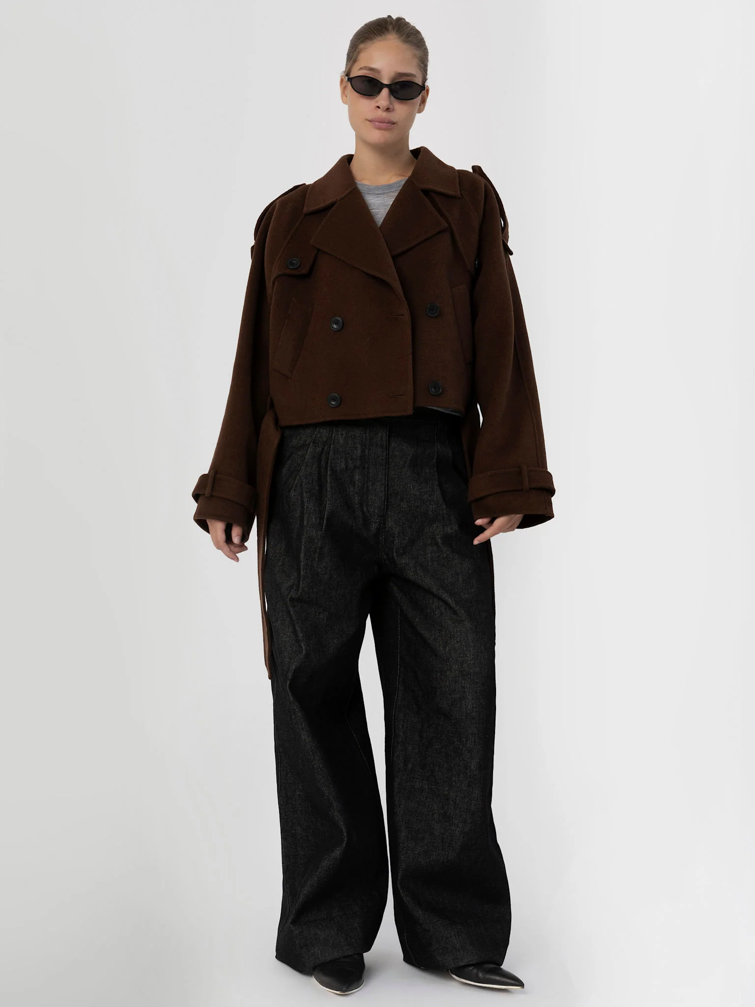 JOHN WOOL JACKET BROWN - Image 4