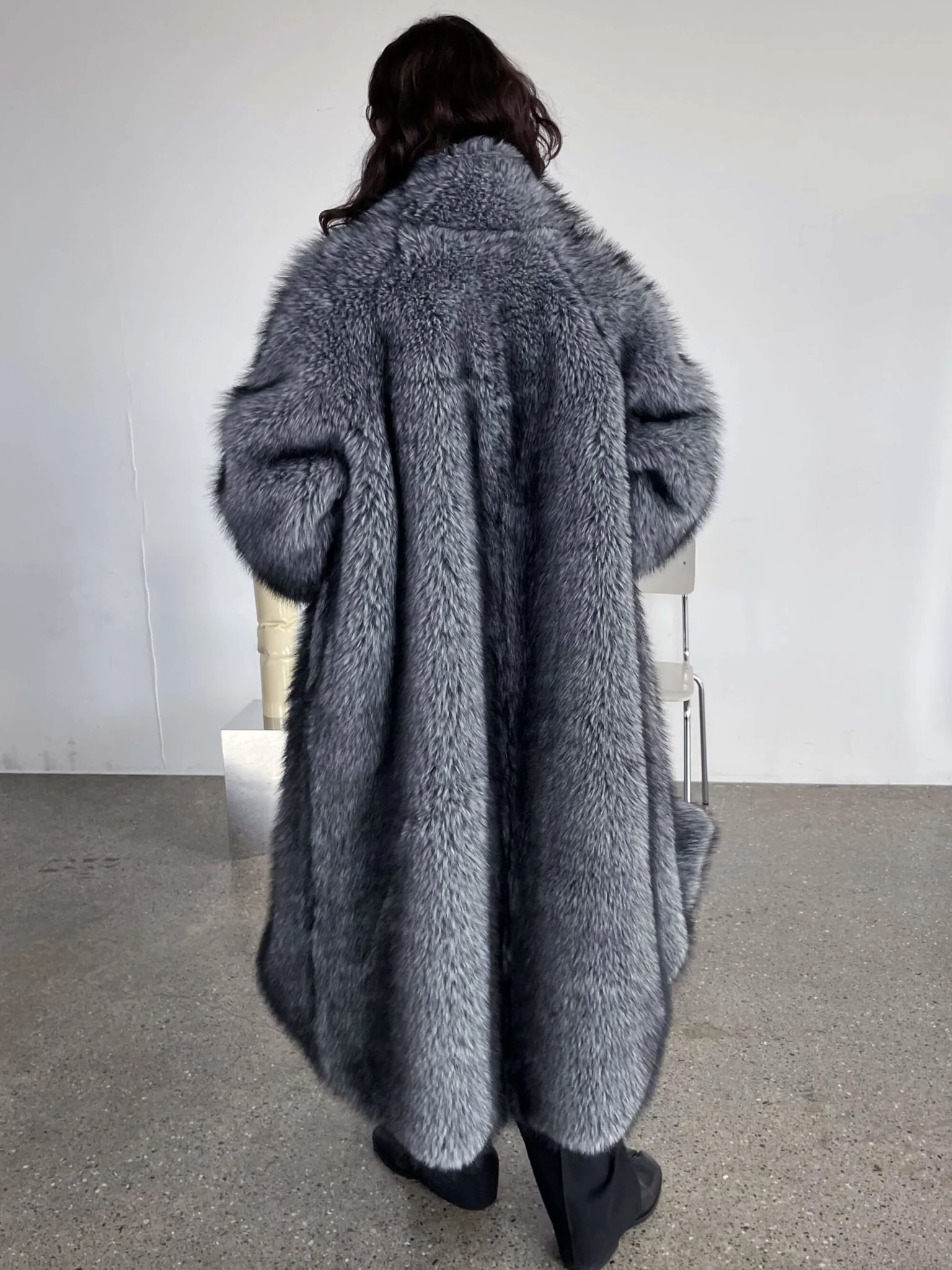 KATHA COAT - SILVER BLUE - Image 8