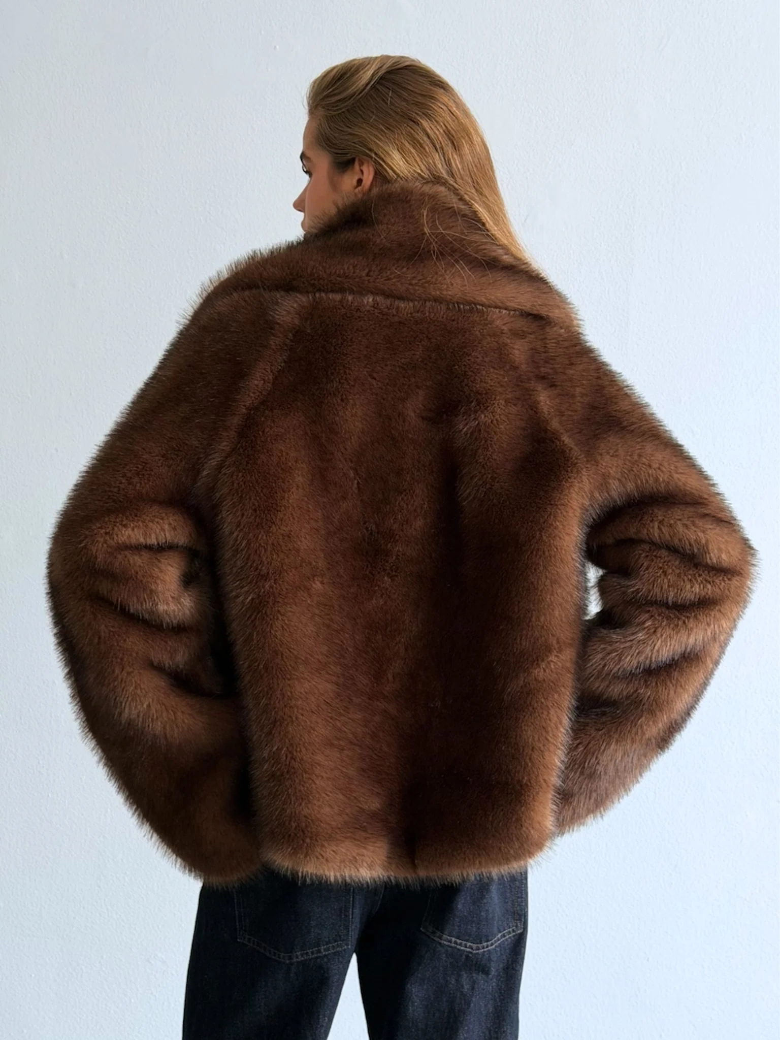 KATHA JACKET - BROWN - Image 3