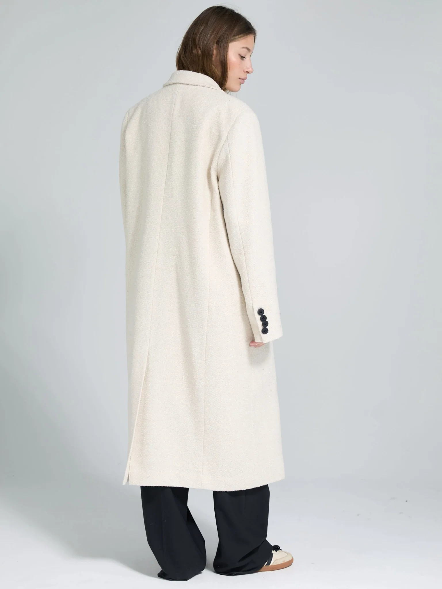 MILEY BOUCLE COAT - CRÈME - Image 4