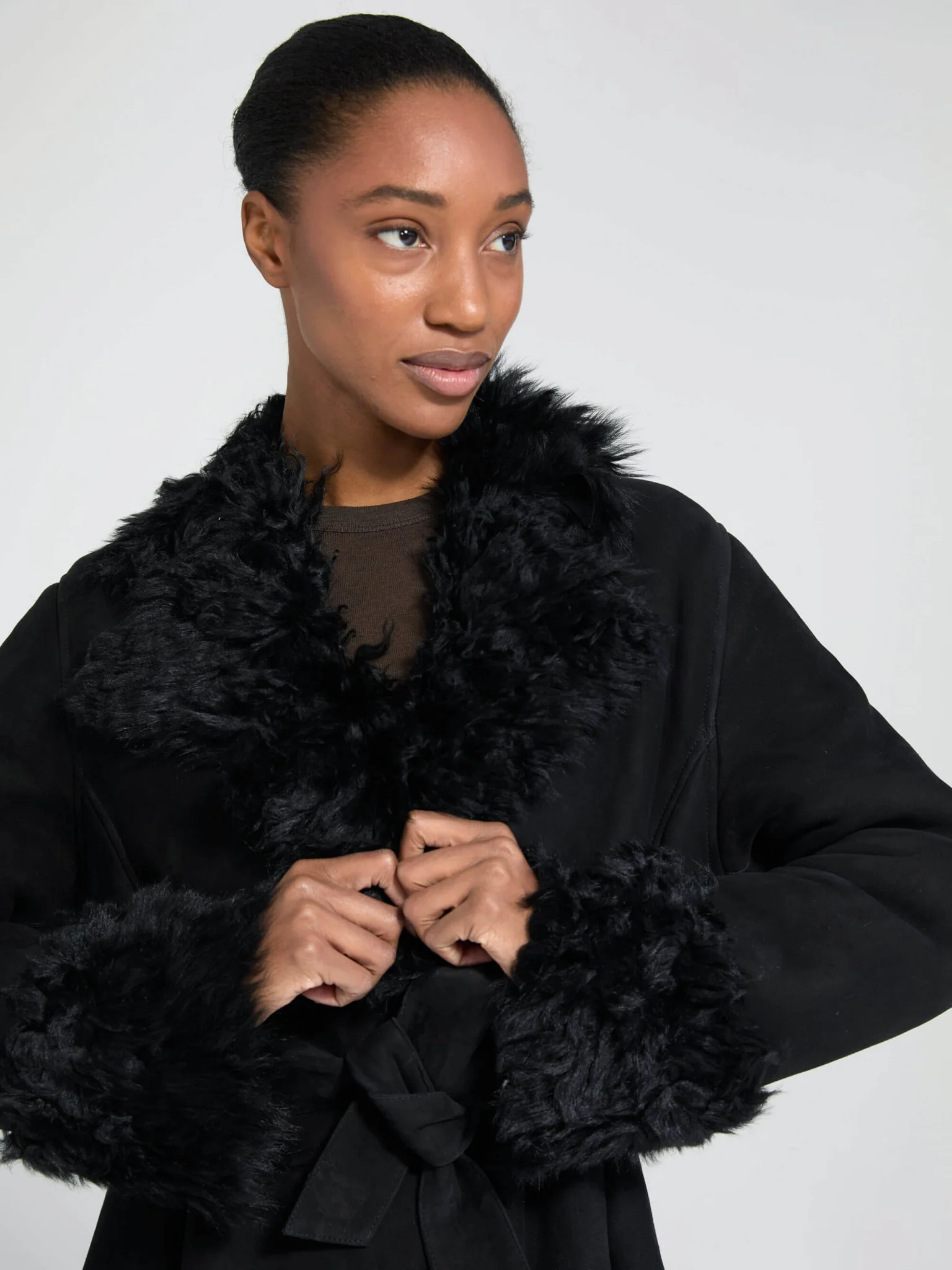 RIVER COAT - BLACK - Image 7
