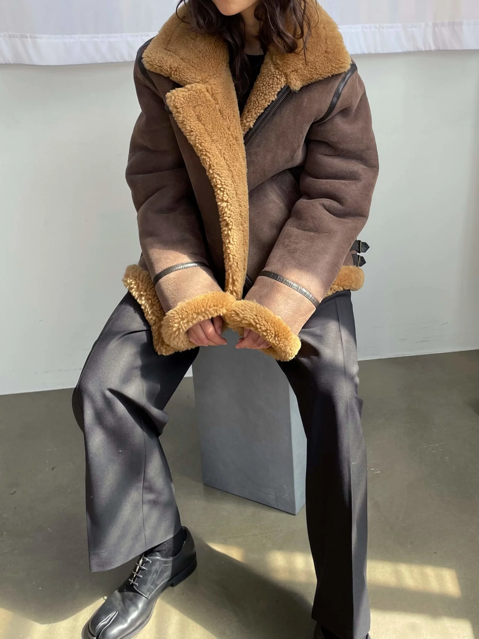 MORGAN JACKET - BROWN/BROWN - Image 3