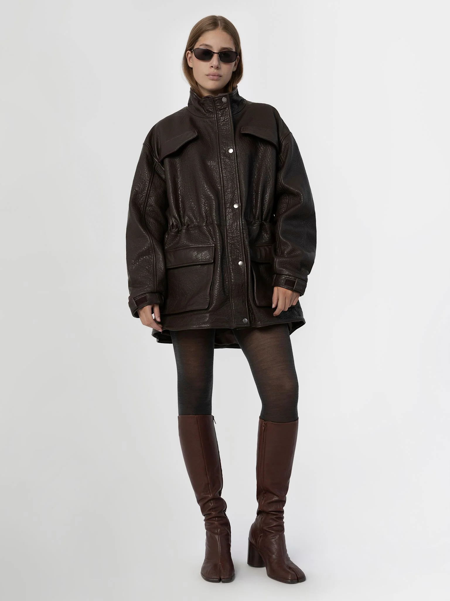 SIMONE JACKET - BROWN - Image 4