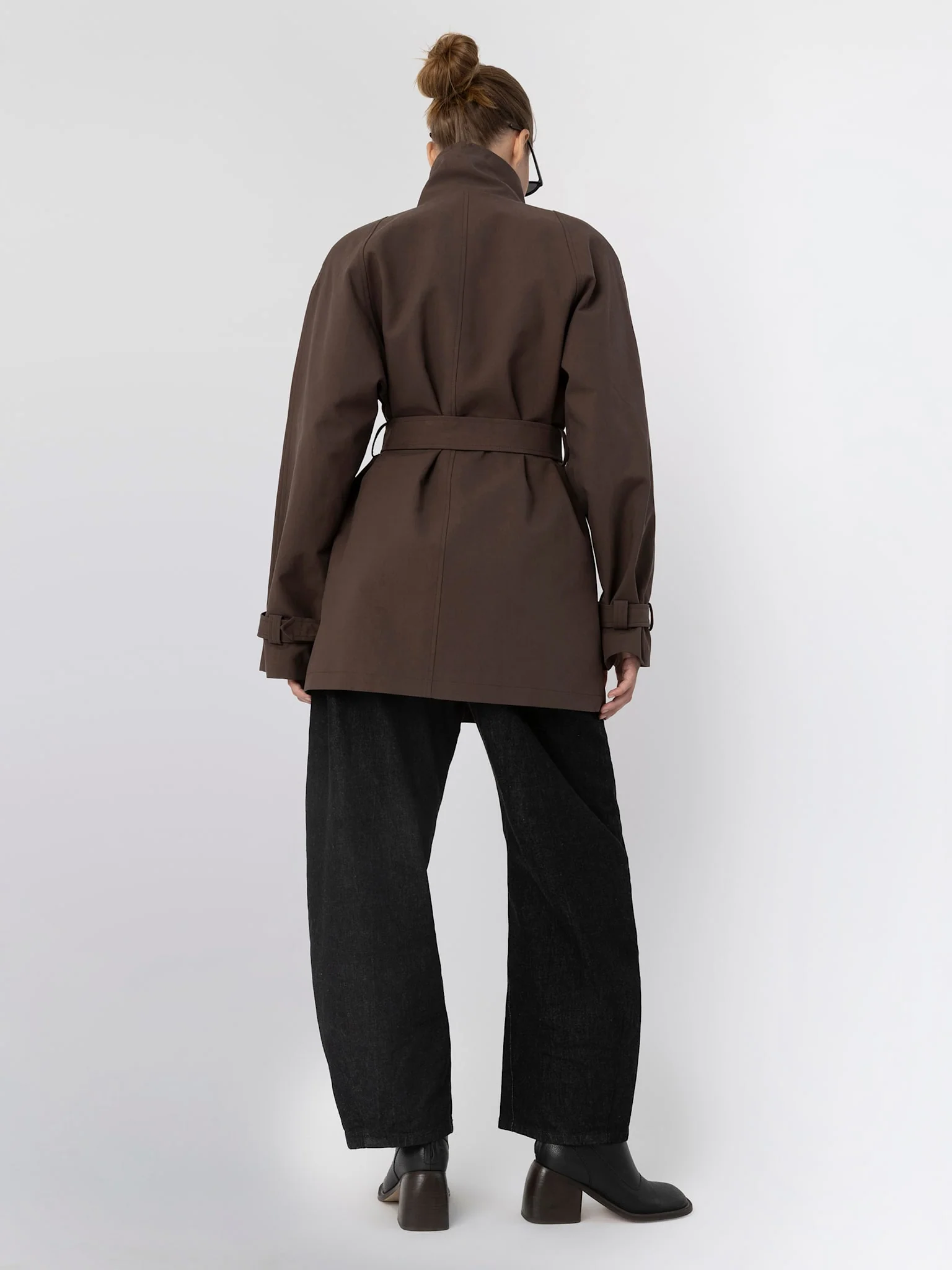 SKYLER CANVAS JACKET - BROWN - Image 7