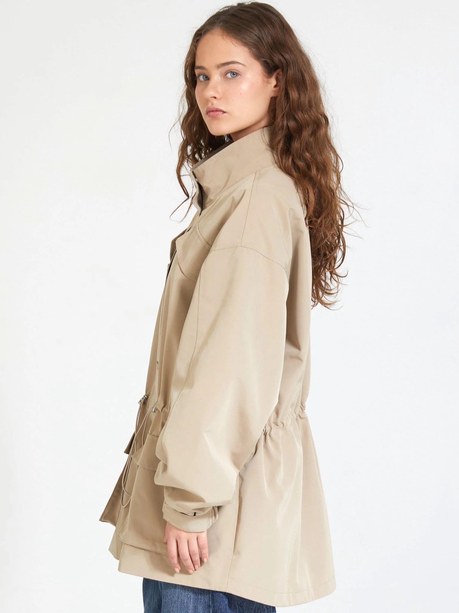 TRACY TECH JACKET - BEIGE - Image 3