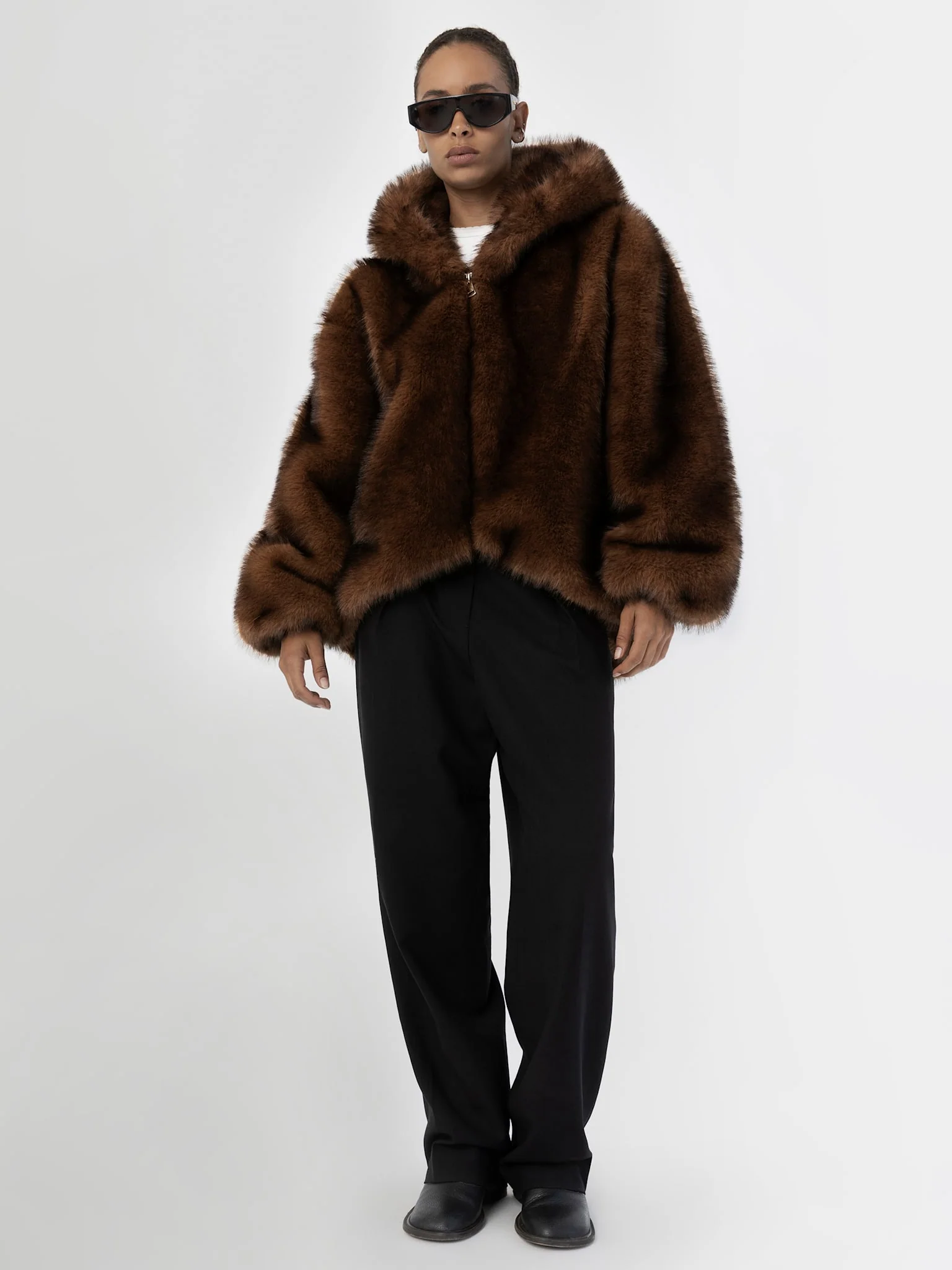 WILMA JACKET - DARK BROWN - Image 4