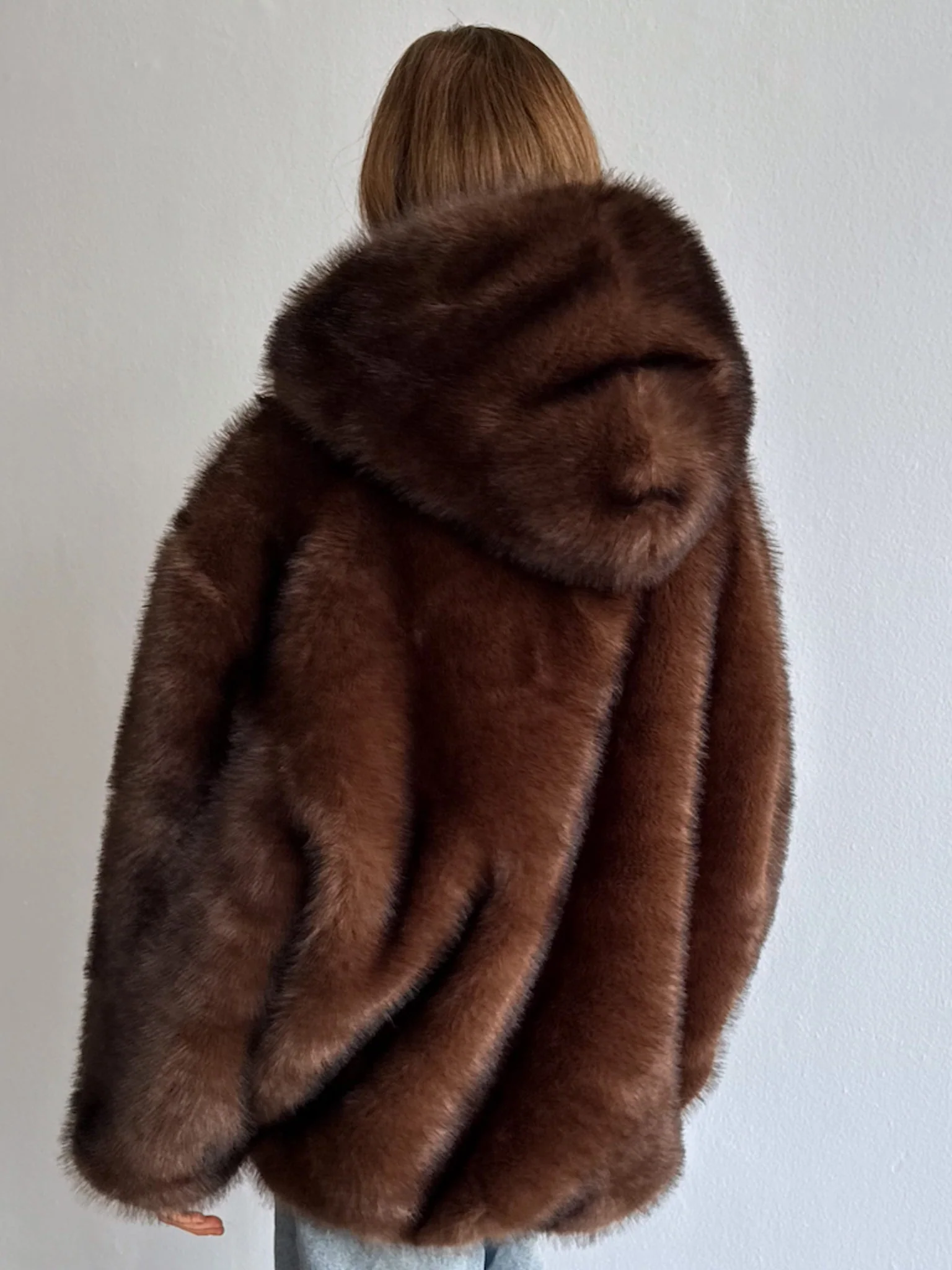 WILMA JACKET - DARK BROWN - Image 8