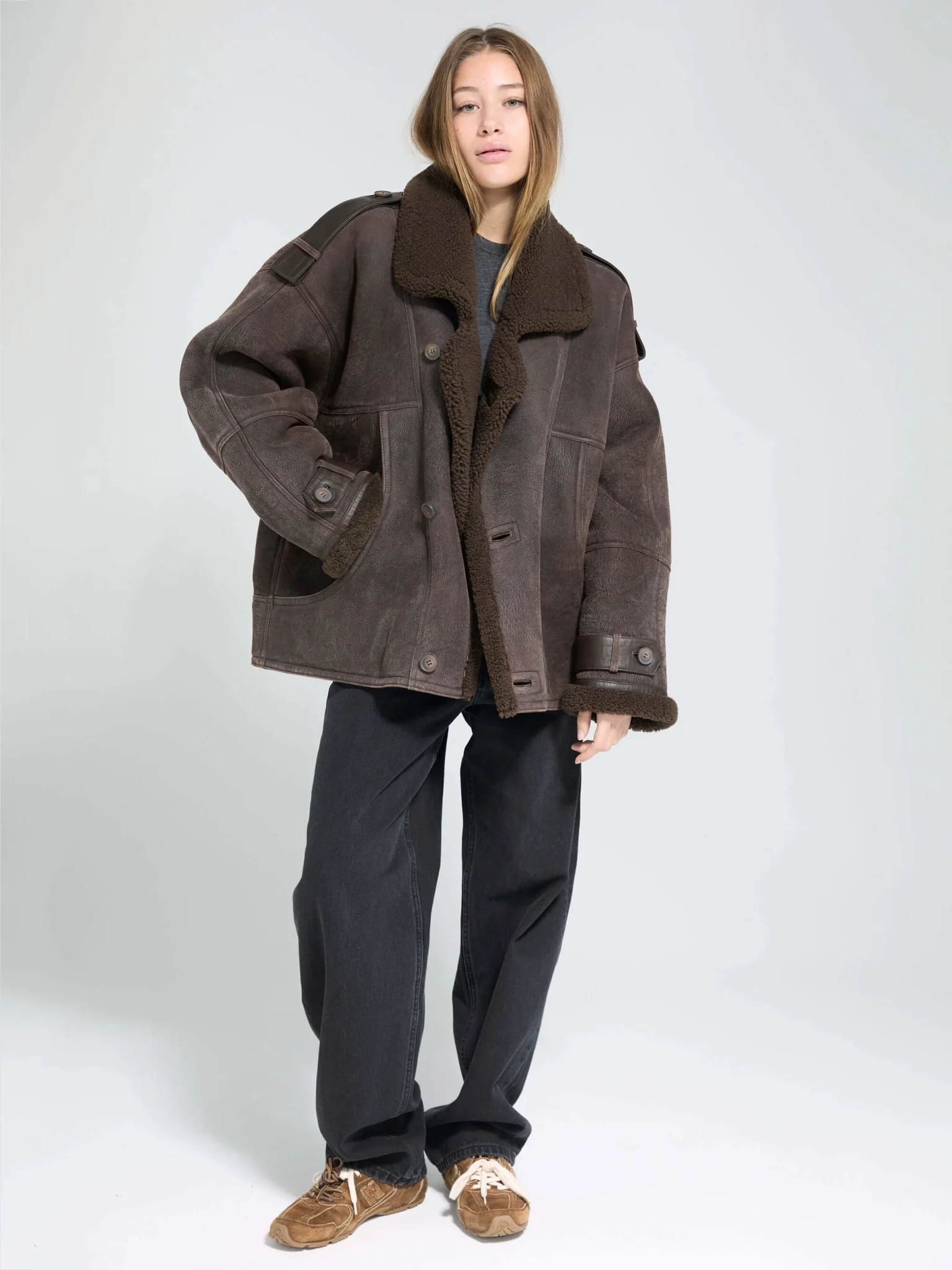 ZOE JACKET - DARK BROWN - Image 7