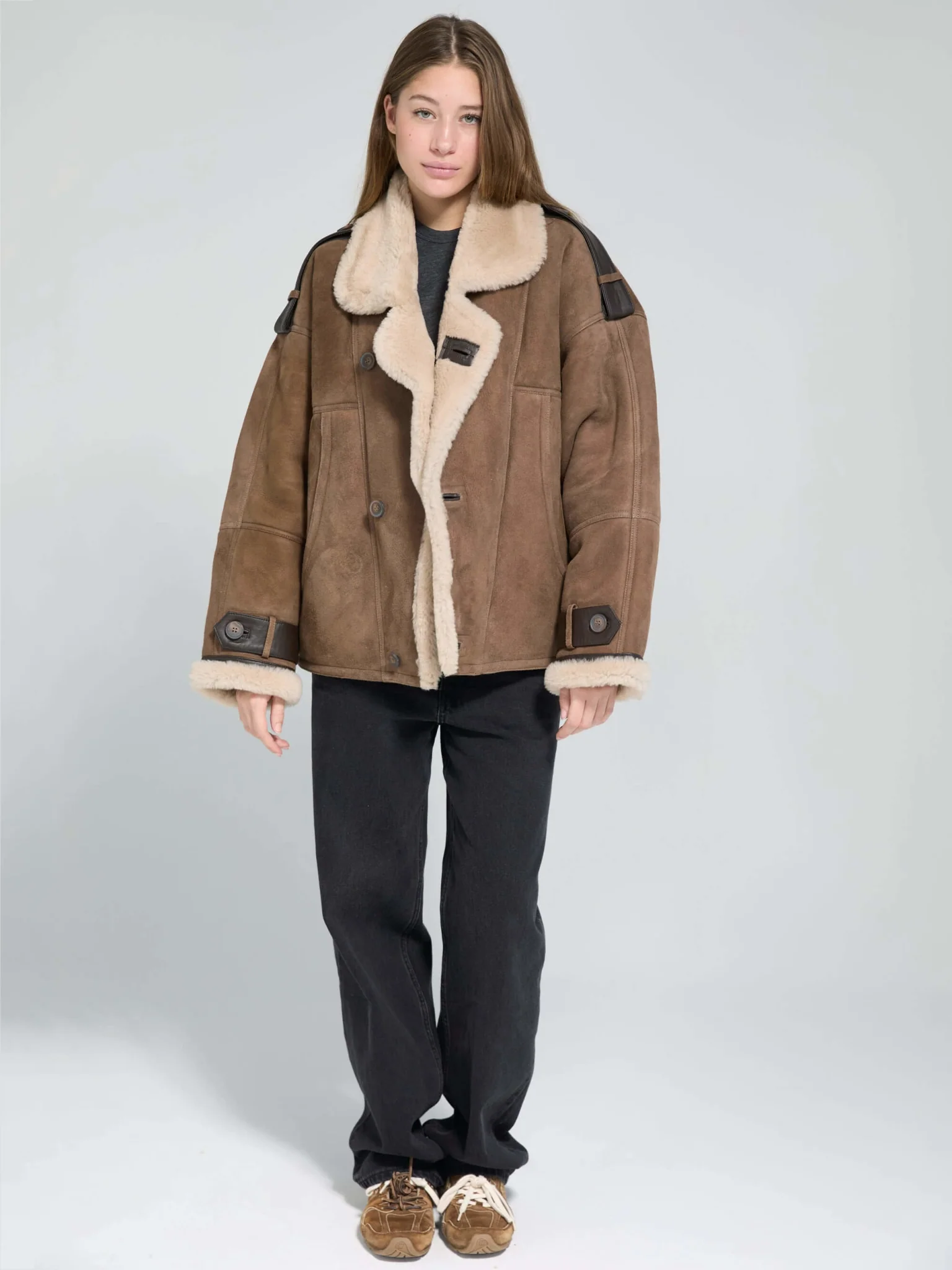 ZOE JACKET - BROWN - Image 3