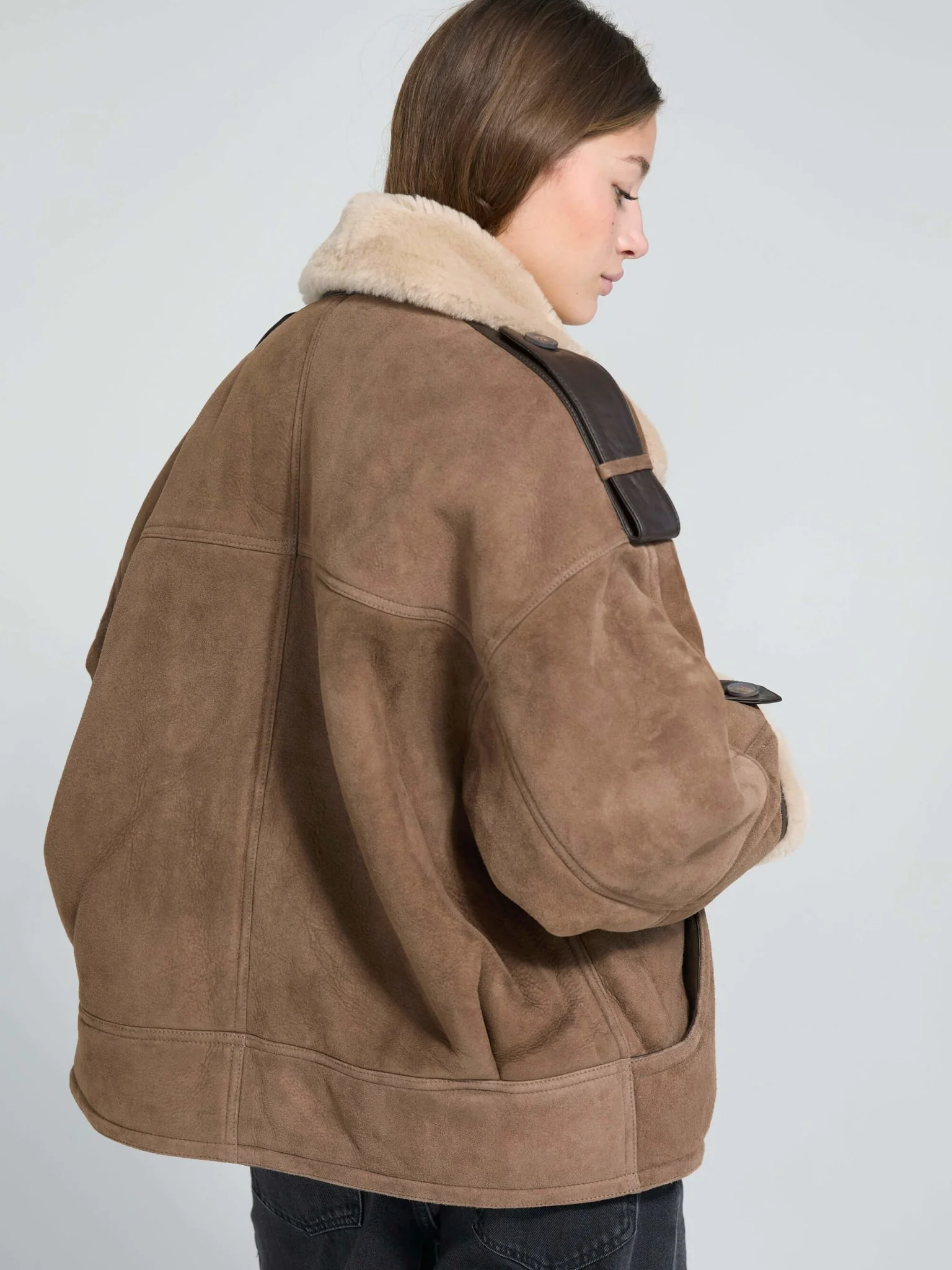 ZOE JACKET - BROWN - Image 4