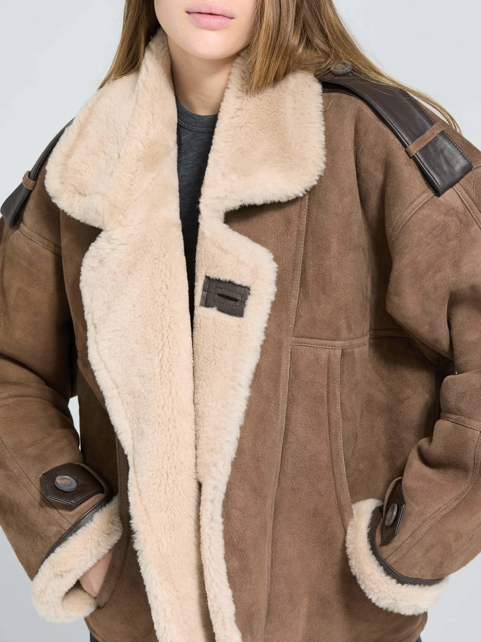 ZOE JACKET - BROWN - Image 6